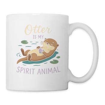 Otter Is My Spirit Animal - Tasse - Weiß - Rechts