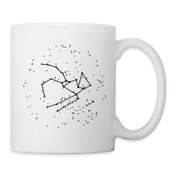 Sternzeichen Schütze – das echte Sternbild - Tasse - Weiß - Rechts