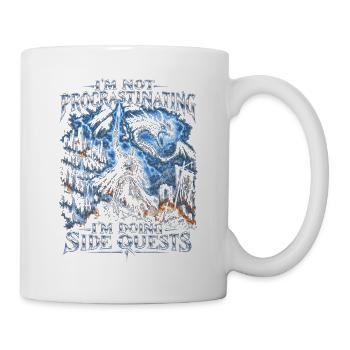 Nicht aufschiebende Nebenquests Knight - Tasse - Weiß - Rechts