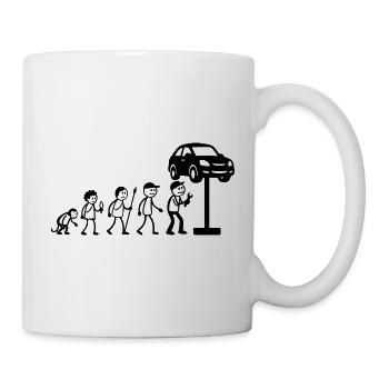  KFZ-Mechaniker Geschenkidee Tuning-Schrauber - Tasse - Weiß - Rechts