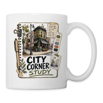 CITY CORNER STUDY - Tasse - Weiß - Rechts