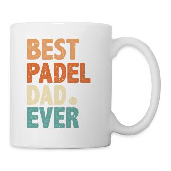 Padel Dad Bester Vater Padel Padelist Spieler - Tasse - Weiß - Rechts