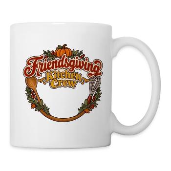Anpassbares Friendsgiving Küchenteam-Shirt - Tasse - Weiß - Rechts