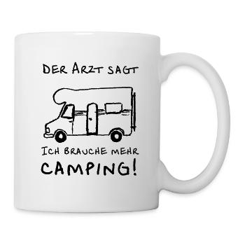 der arzt sagt wohnmobil - Tasse - Weiß - Rechts