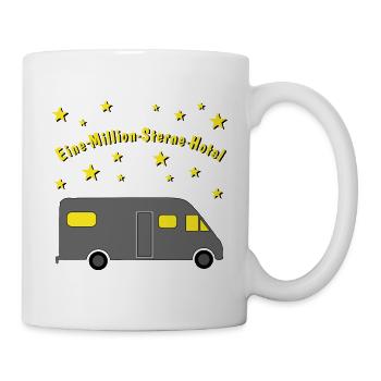 eine million sterne hotel luxus wohnmobil - Tasse - Weiß - Rechts