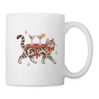 Cocktail Cat - Tasse - Weiß - Rechts