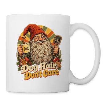 Weihnachten Wichtel Dog Hair Dont Care - Tasse - Weiß - Rechts
