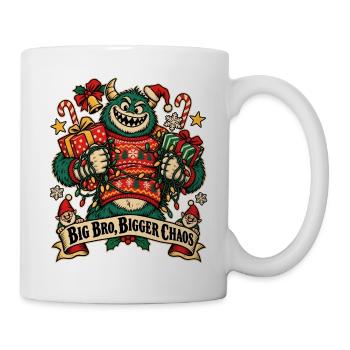Christmas Monster Big Bro Bigger Chaos - Tasse - Weiß - Rechts