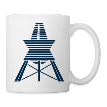 Løkken – Seezeichen als maritimes Symbol - Tasse - Weiß - Rechts