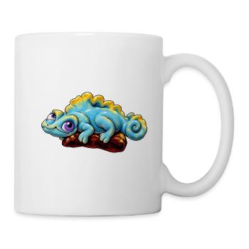 Jaszczurka_SpokoLoko - Tasse - Weiß - Rechts