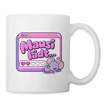 Mausi lädt Y2K - Tasse - Weiß - Rechts