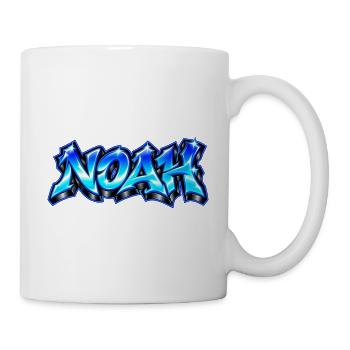 NOAH Graffiti Name Street Art Hip Hop 3D - Tasse - Weiß - Rechts