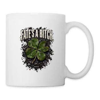ODDROO – Schicksal & Kleeblatt - Tasse - Weiß - Rechts