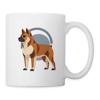 Hmong-Bobtail-Hund - Tasse - Weiß - Rechts