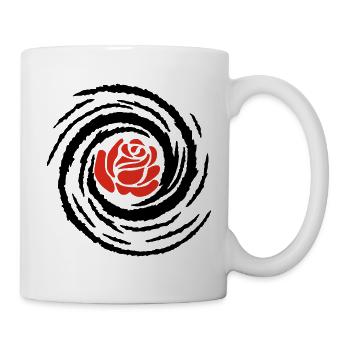 Galaktisches Pink (Schwarz) - Tasse - Weiß - Rechts