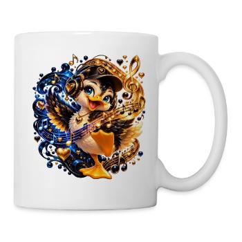BeatPinguin Groove - Tasse - Weiß - Rechts