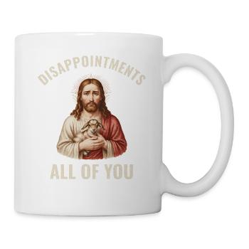 Disappointments Jesus mit Ziege - Tasse - Weiß - Rechts