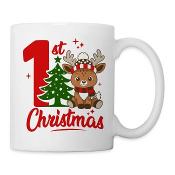 Mein erstes Weihnachten - Tasse - Weiß - Rechts