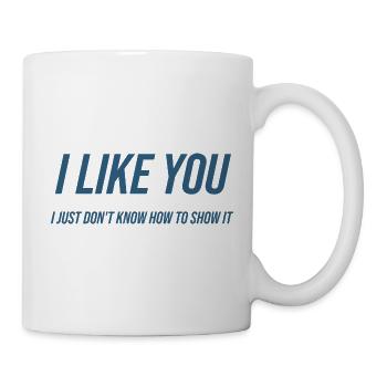 046 Ich mag dich - Tasse - Weiß - Rechts