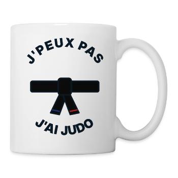 I Can't I Judo - Judoka Humor-Geschenk - Tasse - Weiß - Rechts