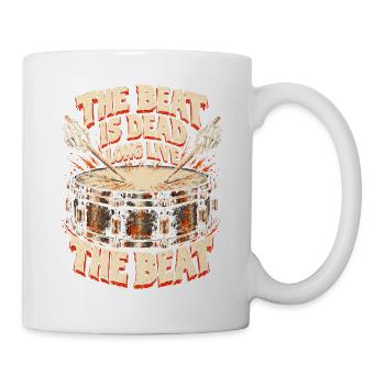 Psychobilly Punkrock The Beat Is Dead - Tasse - Weiß - Rechts