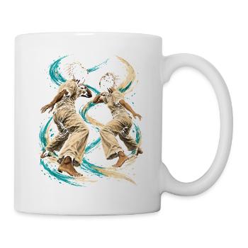 Capoeira - Tasse - Weiß - Rechts