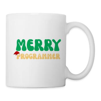 Frohe Programmierer-Weihnachten Lustiges Coding-Tech-Geschenk - Tasse - Weiß - Rechts