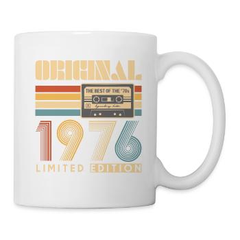 50. Geburtstag, 50 Jahre - Tasse - Weiß - Rechts