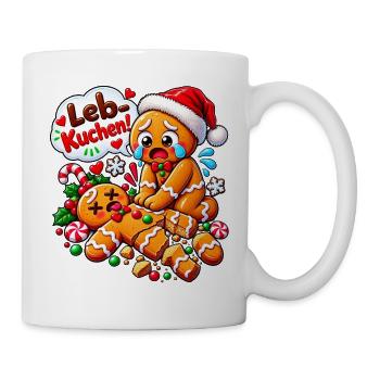 Weihnachten Lebkuchen Nikolaus - Tasse - Weiß - Rechts