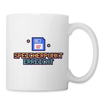 Floppy Pixel Speicherpunk - Tasse - Weiß - Rechts