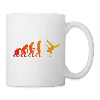 Geschenkidee für einen Hip-Hop-Tänzer mit B-Boying - Tasse - Weiß - Rechts