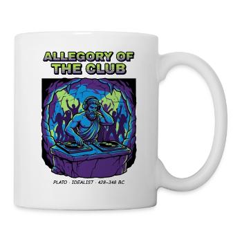 Plato – Allegory of the Club - Tasse - Weiß - Rechts