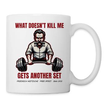 Nietzsche – Gets Another Set - Tasse - Weiß - Rechts