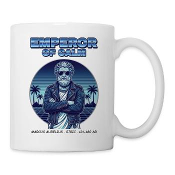 Marcus Aurelius – Emperor of Calm - Tasse - Weiß - Rechts