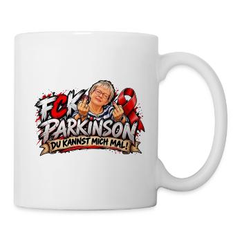 Kämpferischer Mut Ausdruck - Tasse - Weiß - Rechts