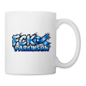 Kampf Parkinson Graffiti - Tasse - Weiß - Rechts