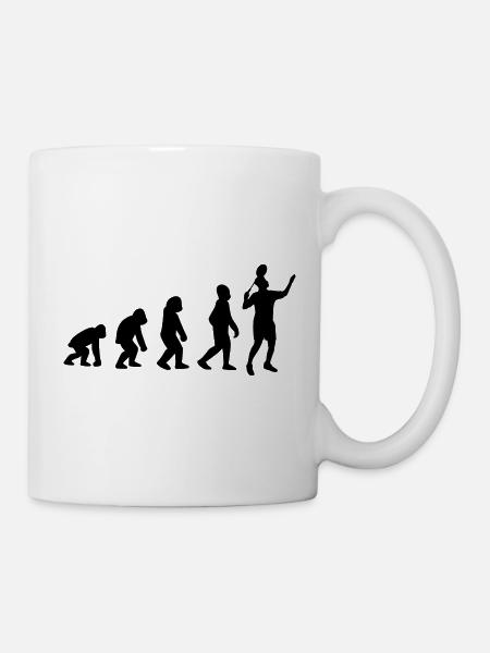 Badminton Evolution - Tasse - Weiß