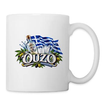 Ouzo Griechenland - Tasse - Weiß - Rechts