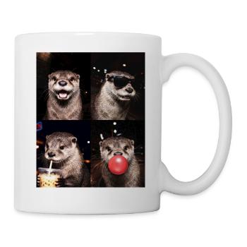 Otters Otter - Tasse - Weiß - Rechts