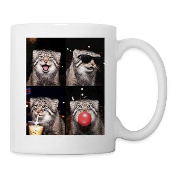Manul Pallaskatze - Tasse - Weiß - Rechts