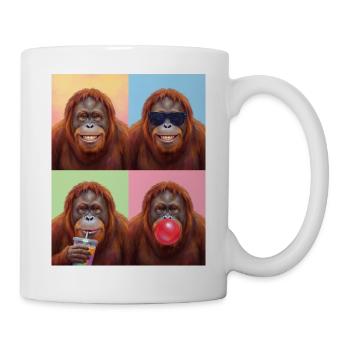 Orang-Utans Orang-Utan - Tasse - Weiß - Rechts
