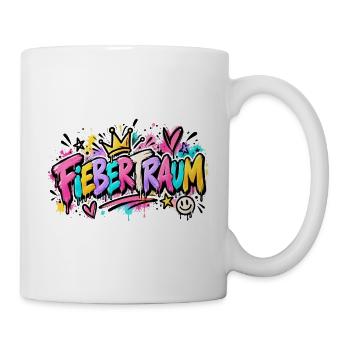 Fiebertraum Graffiti Neon - Tasse - Weiß - Rechts