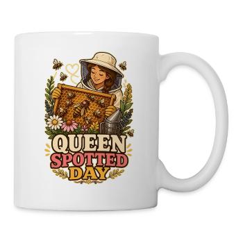 QUEEN SPOTTED DAY - Tasse - Weiß - Rechts