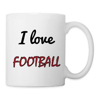 FUSSBALL. SPORT. FRANKREICH. MEISTER - Tasse - Weiß - Rechts