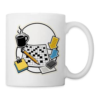 DOWN CLUE MORNING - Tasse - Weiß - Rechts