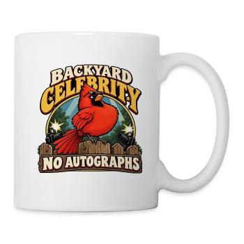 Backyard Star: Keine Autogramme - Tasse - Weiß - Rechts