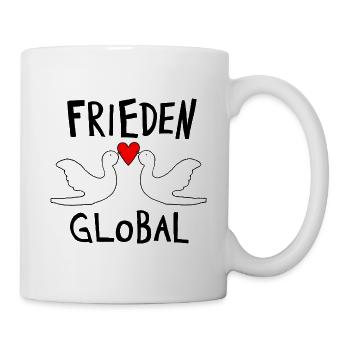 FRIEDEN GLOBAL - Tasse - Weiß - Rechts