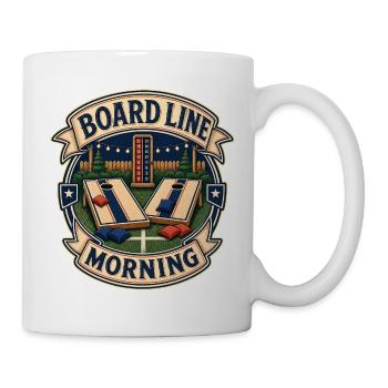 BOARD LINE MORNING - Tasse - Weiß - Rechts