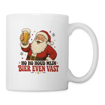 Ho Ho Hold My Beer – lustiges Weihnachten - Tasse - Weiß - Rechts