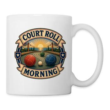 COURT ROLL MORNING - Tasse - Weiß - Rechts